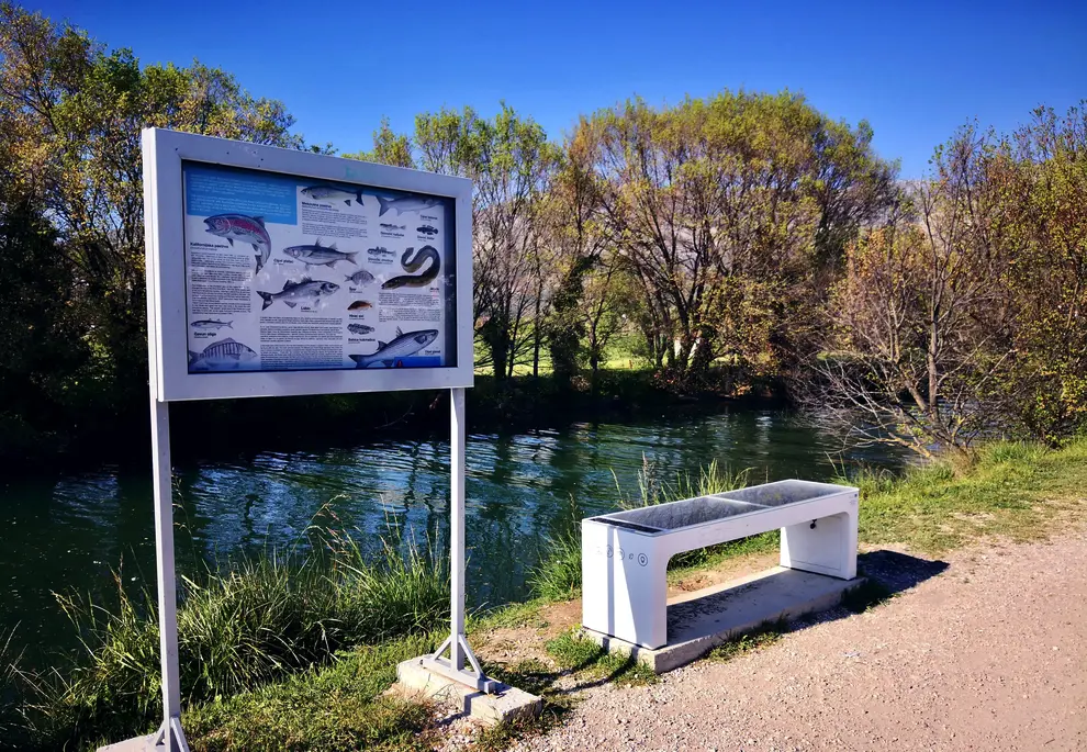 The river promenade